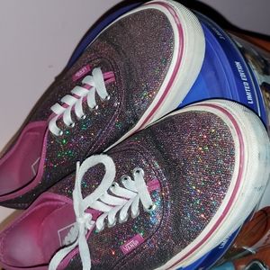 Vans Multi glitter color size 10
